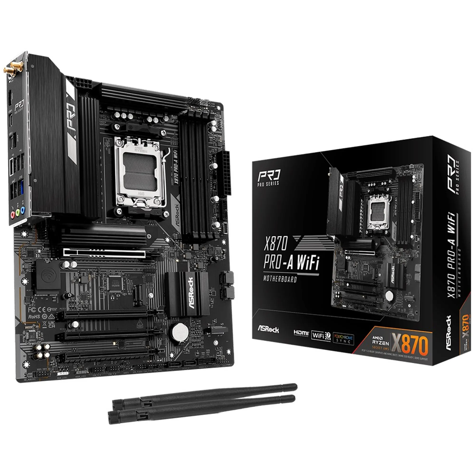 Купити Материнська плата ASRock X870 PRO-A WIFI - фото 6