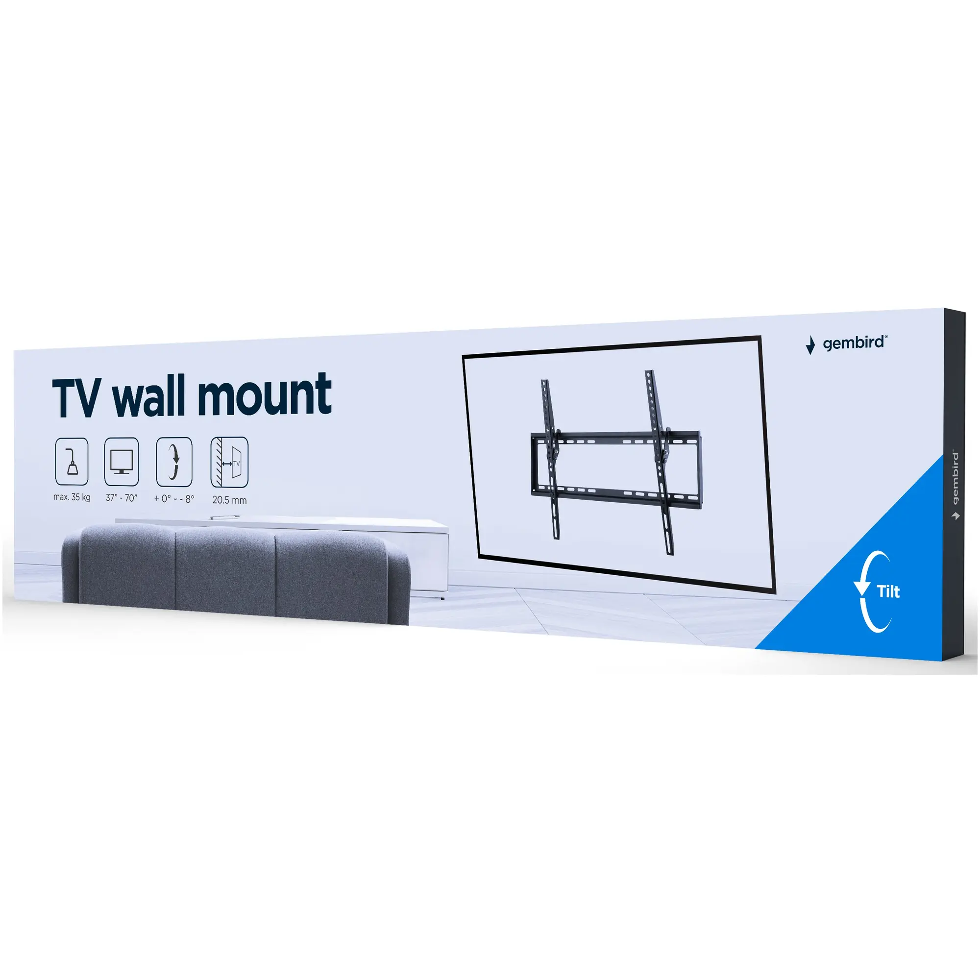 Купити Кріплення для телевізора (кронштейн) Gembird WM-70T-03 - фото 10