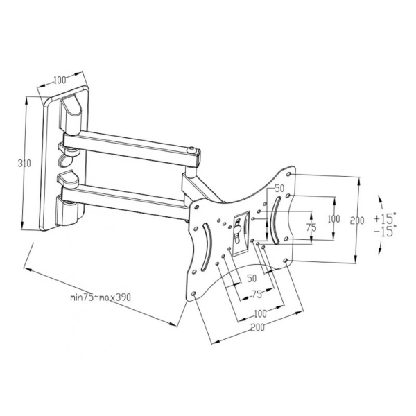 Купить Кронштейн Vinga TM32-2251 - фото 11