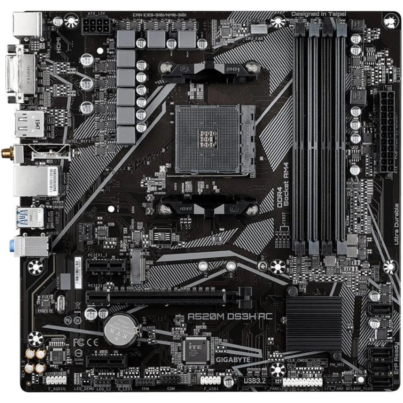 Купить Материнская плата GIGABYTE A520M DS3H AC - фото 1