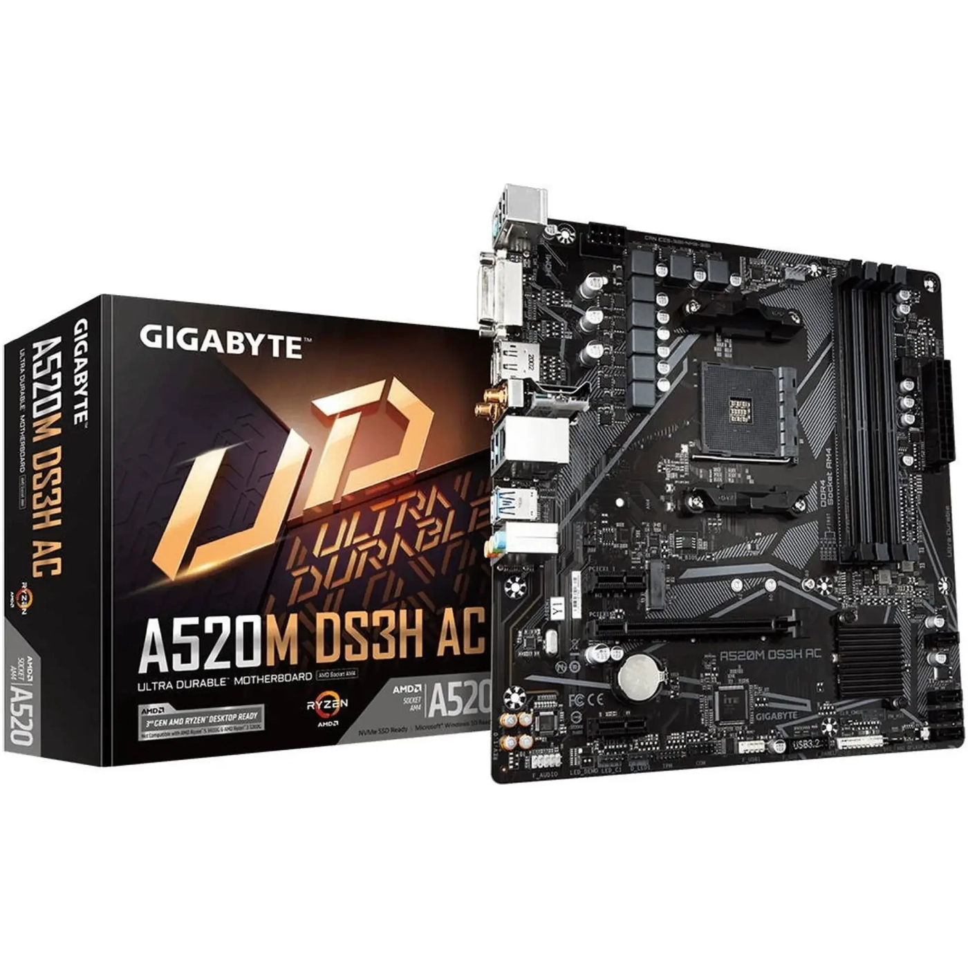 Купить Материнская плата GIGABYTE A520M DS3H AC - фото 5