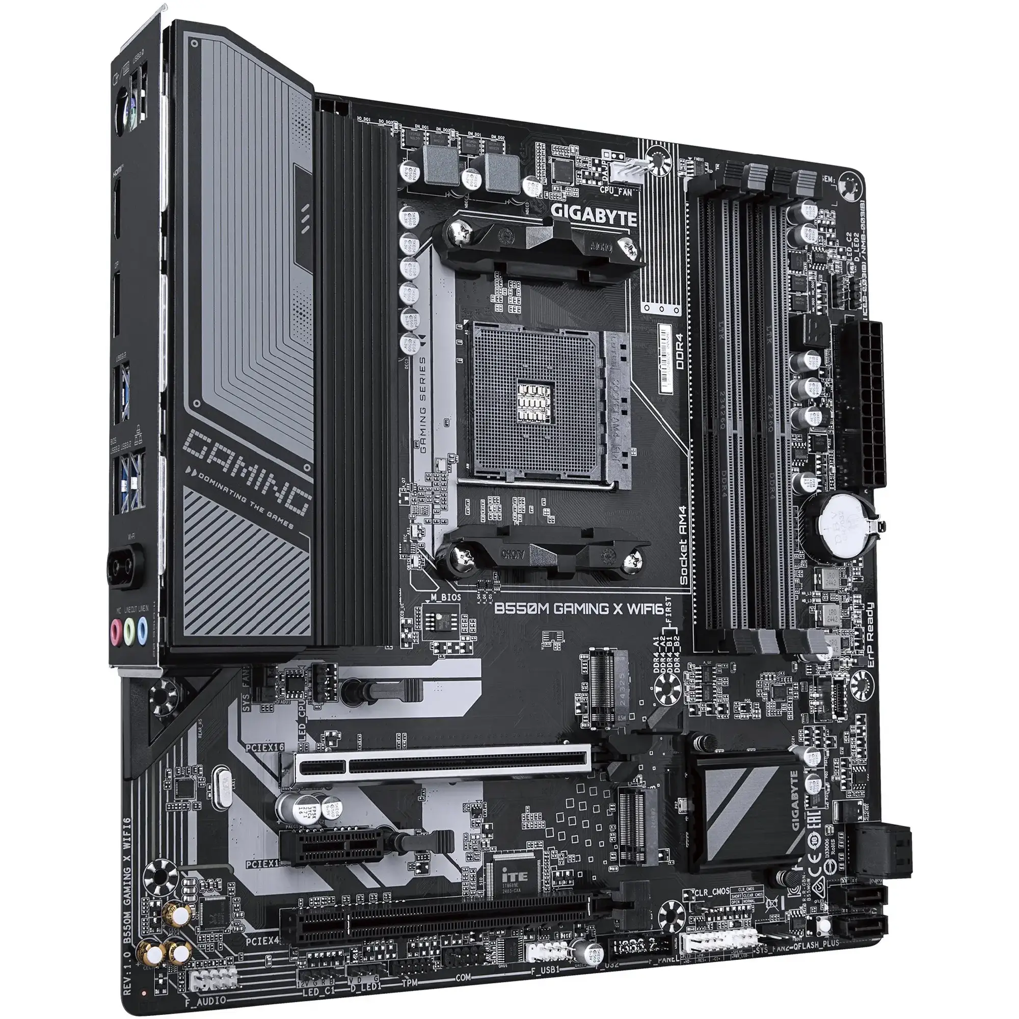 Купити Материнська плата GIGABYTE B550M GAMING X WIFI6 - фото 2