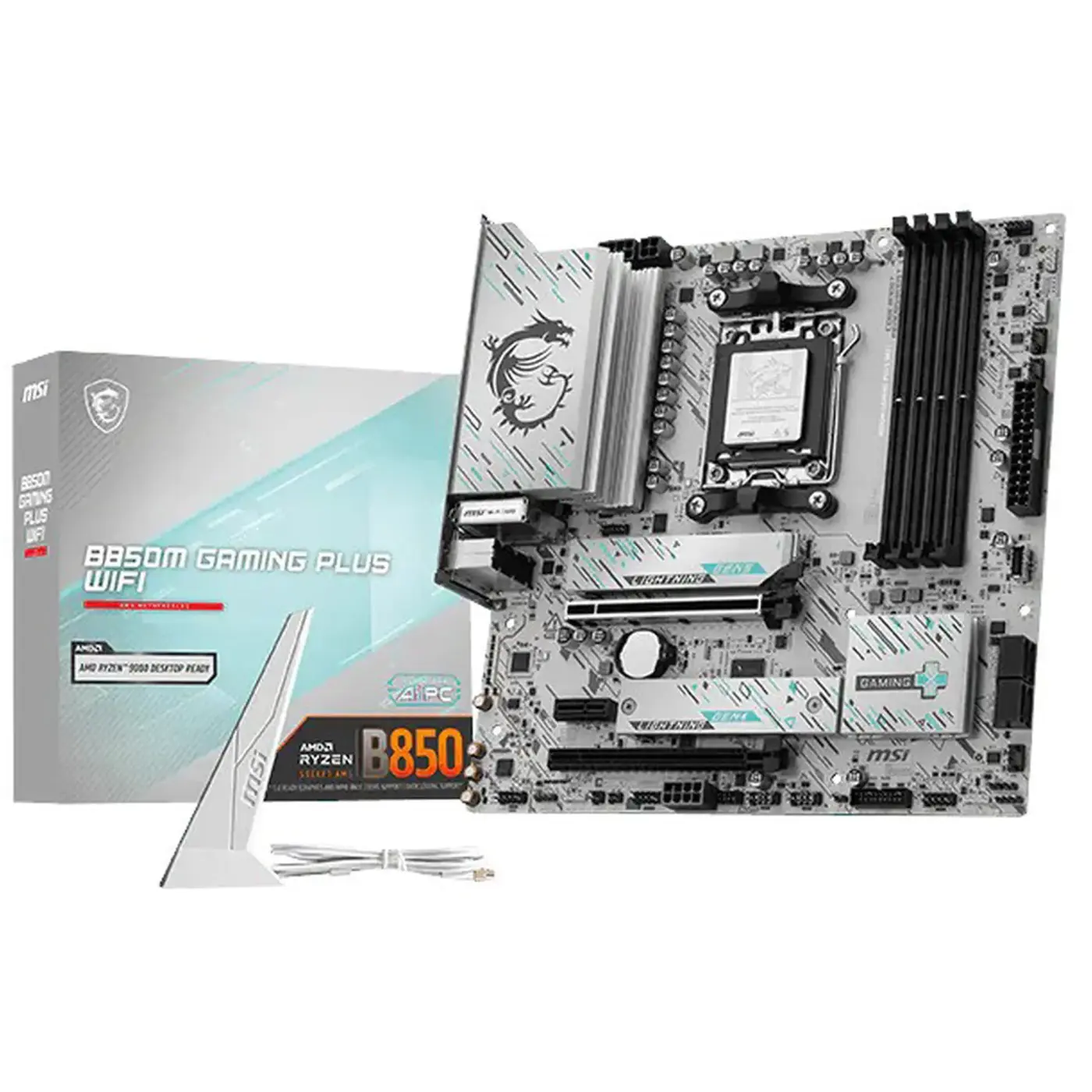 Купить Материнская плата MSI B850M GAMING PLUS WIFI (sAM5, AMD B850, DDR5, mATX) - фото 1