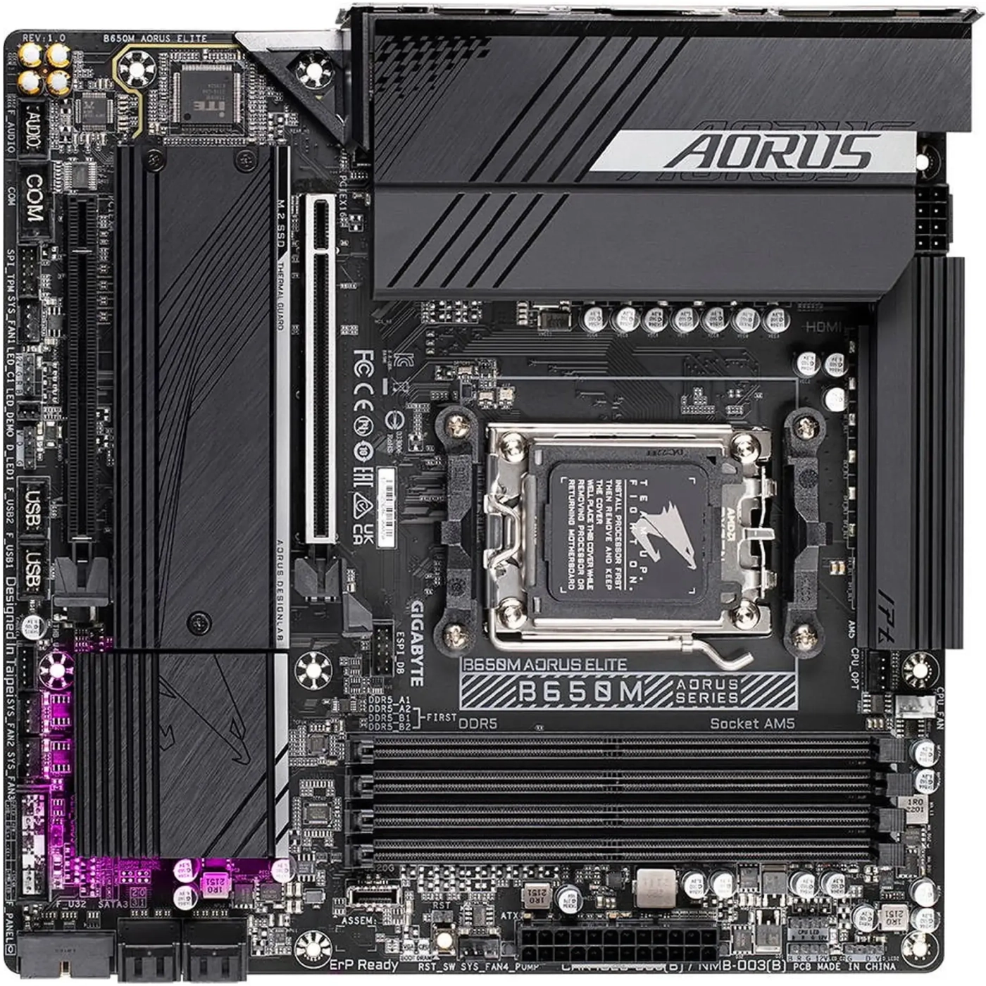 Купить Материнская плата GIGABYTE B650M AORUS ELITE - фото 1
