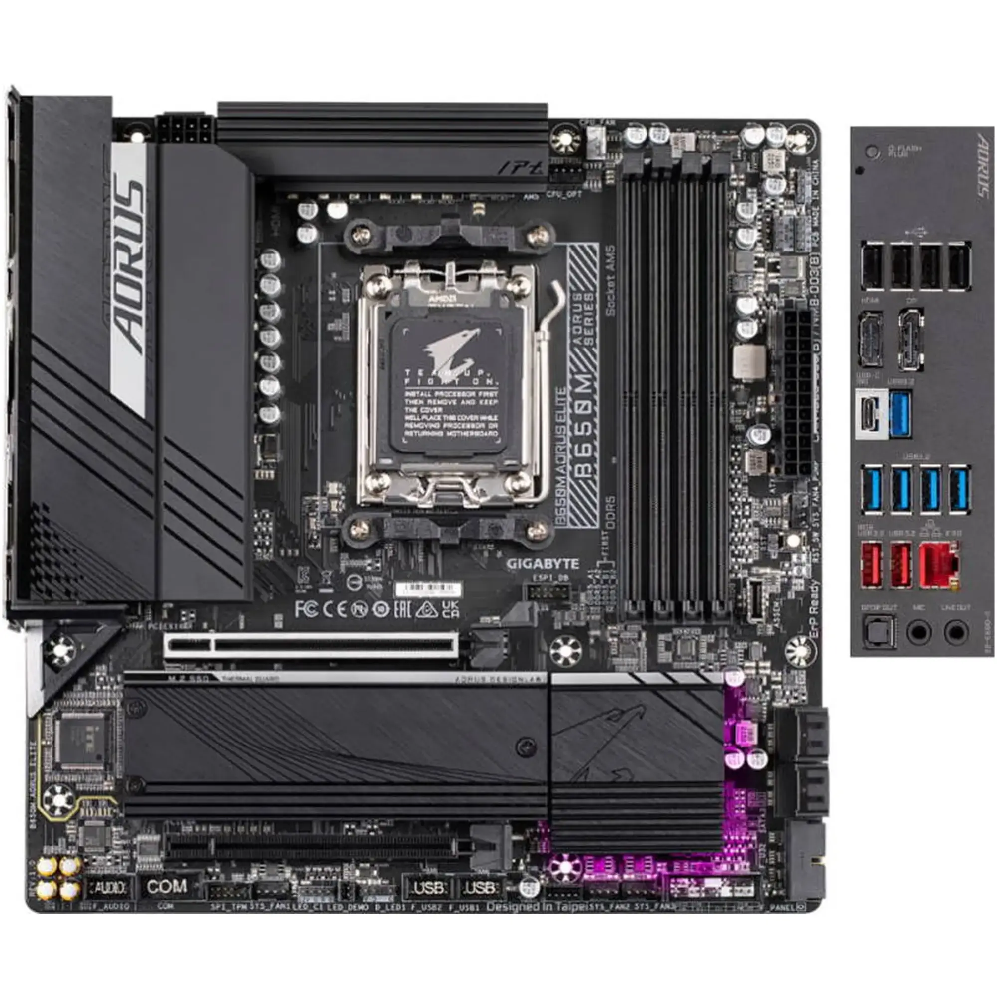 Купить Материнская плата GIGABYTE B650M AORUS ELITE - фото 2