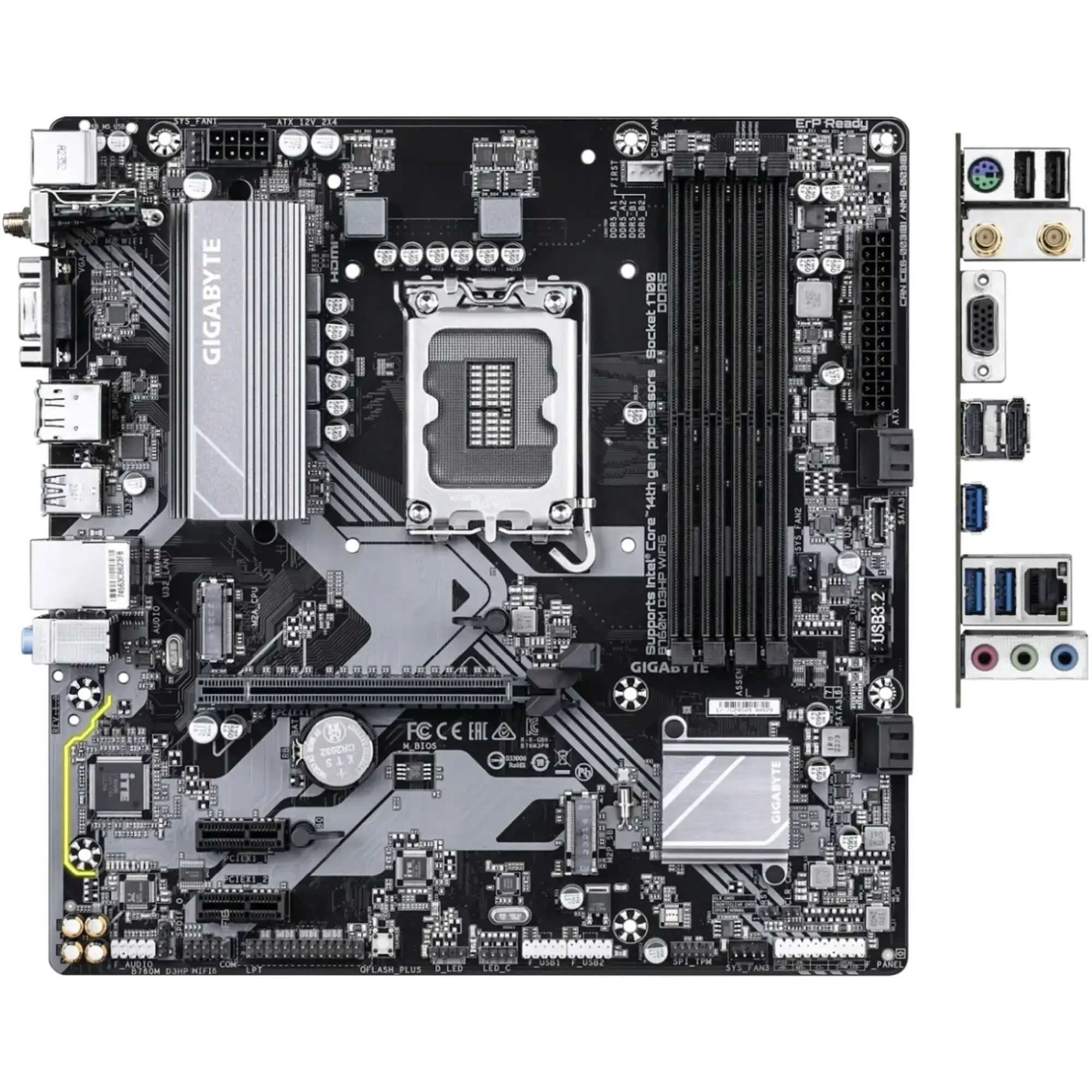 Купить Материнская плата GIGABYTE B760M D3HP WIFI6 - фото 1
