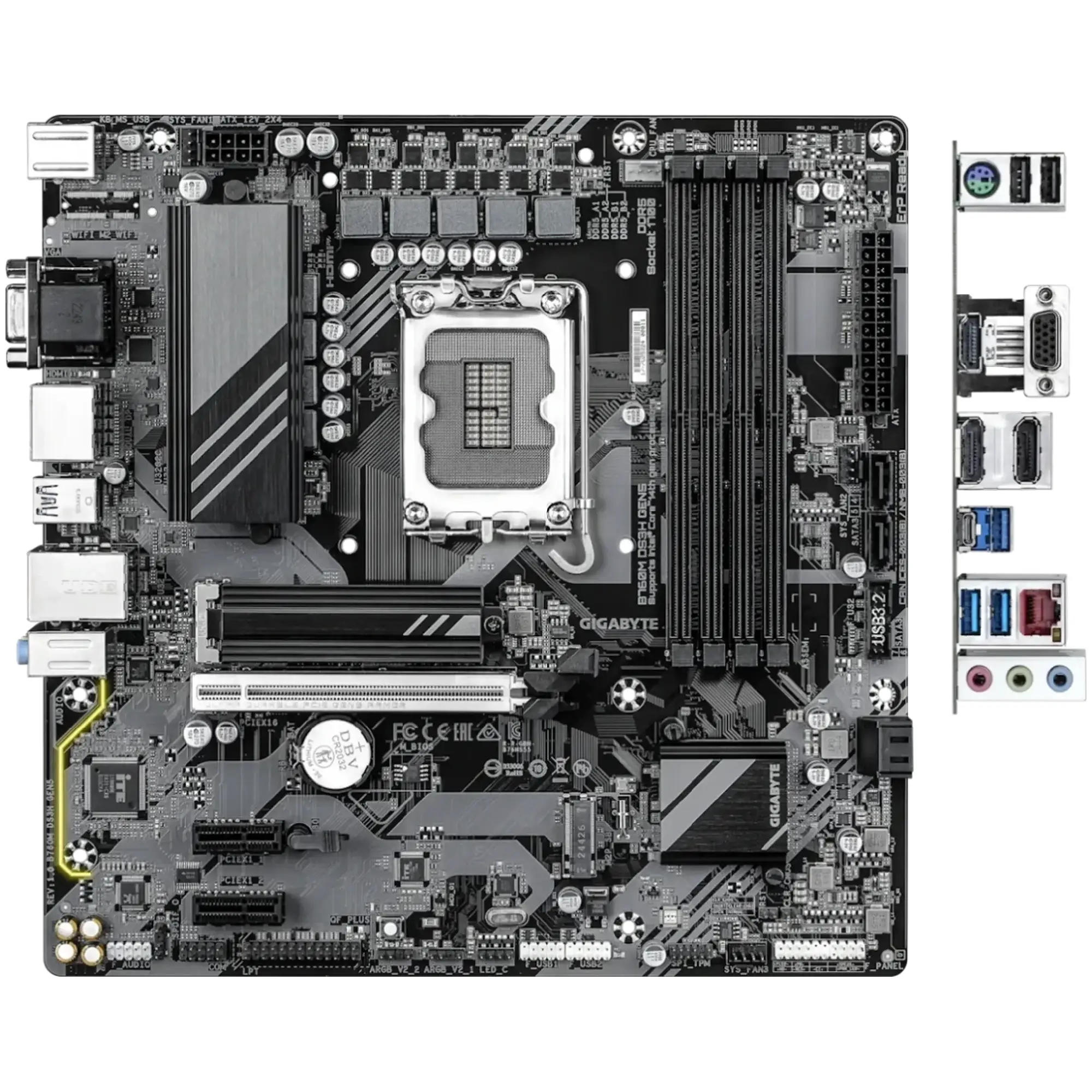 Купить Материнская плата GIGABYTE B760M DS3H GEN5 - фото 1
