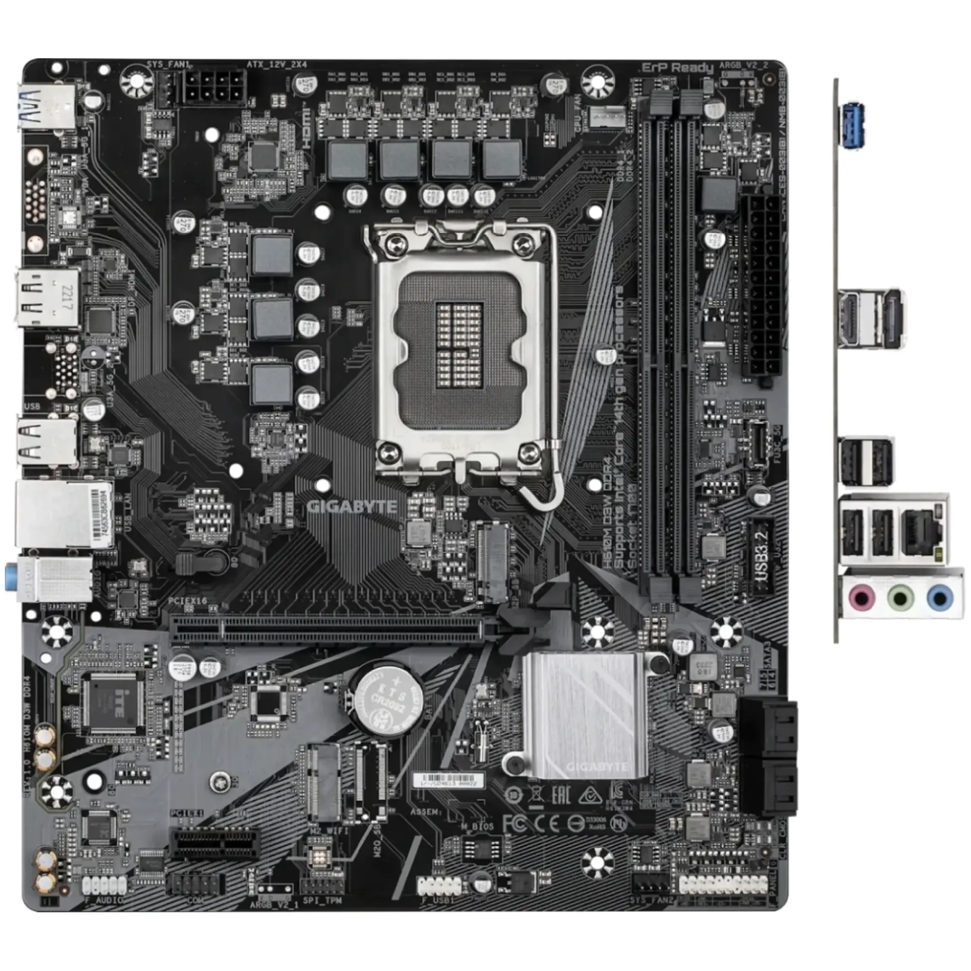 Купить Материнская плата GIGABYTE H610M D3W DDR4 - фото 1