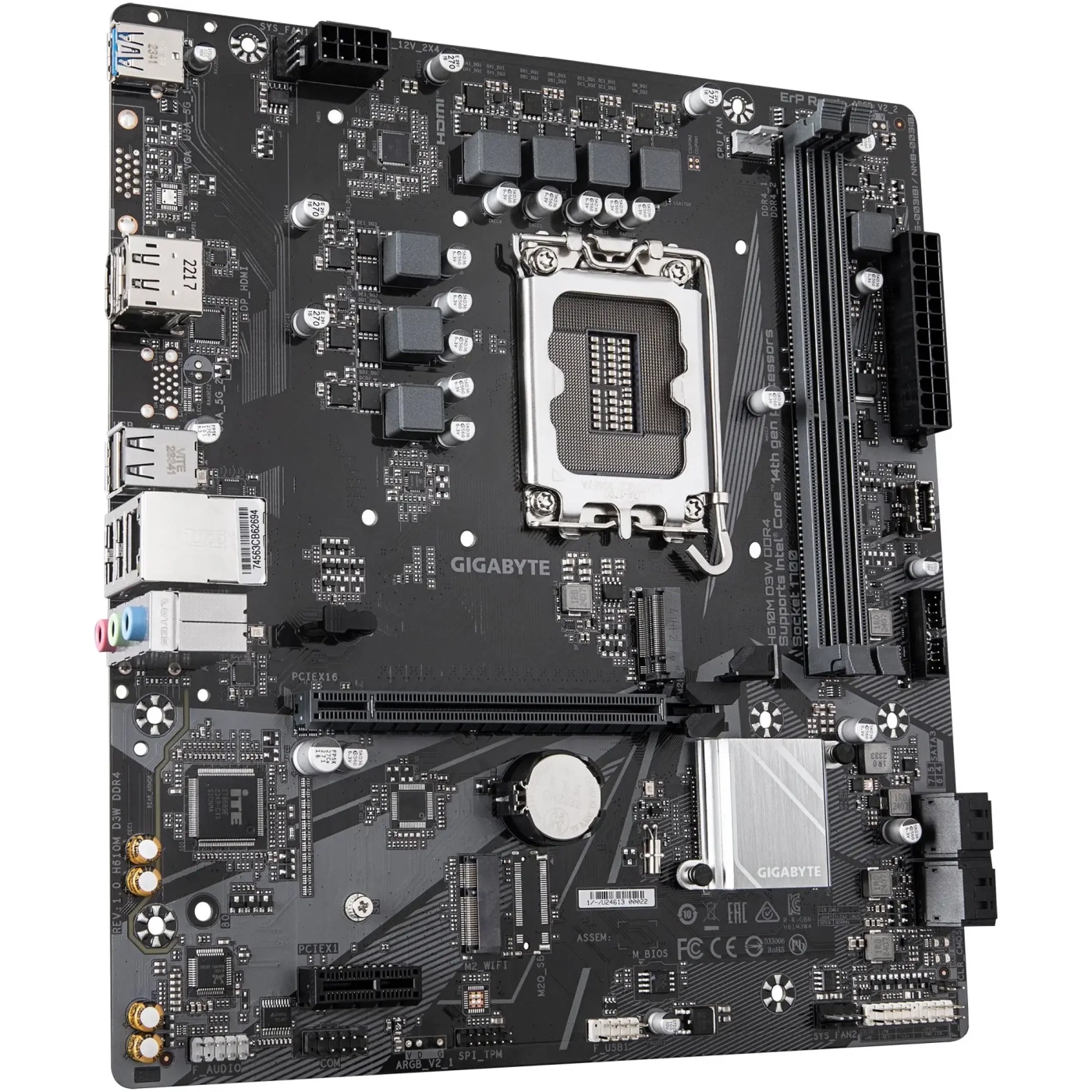 Купить Материнская плата GIGABYTE H610M D3W DDR4 - фото 2