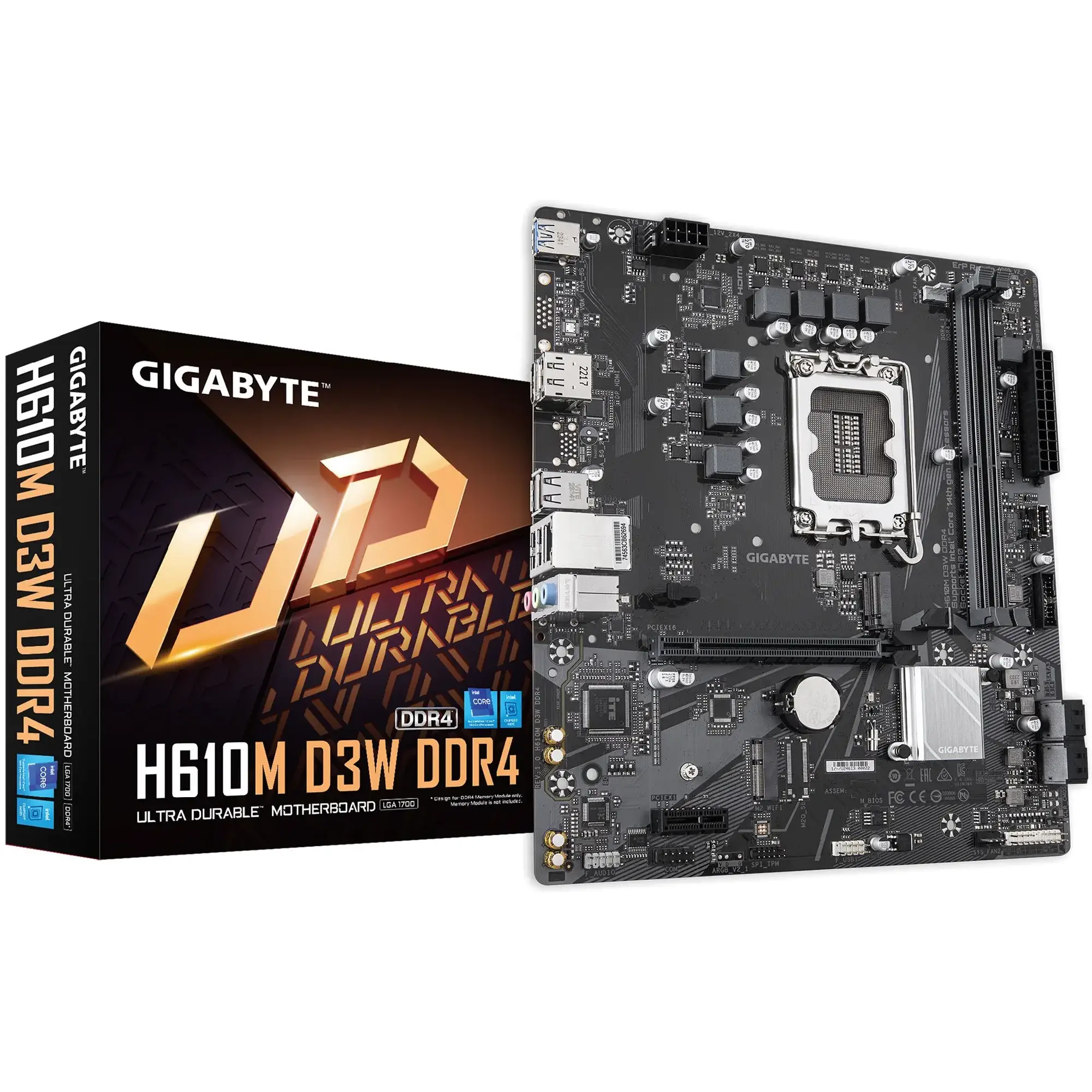 Купить Материнская плата GIGABYTE H610M D3W DDR4 - фото 4
