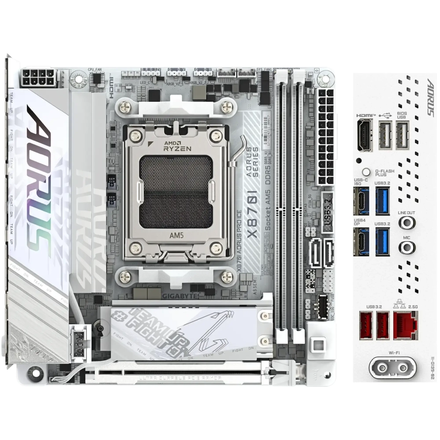 Купить Материнская плата GIGABYTE X870I AORUS PRO ICE - фото 1