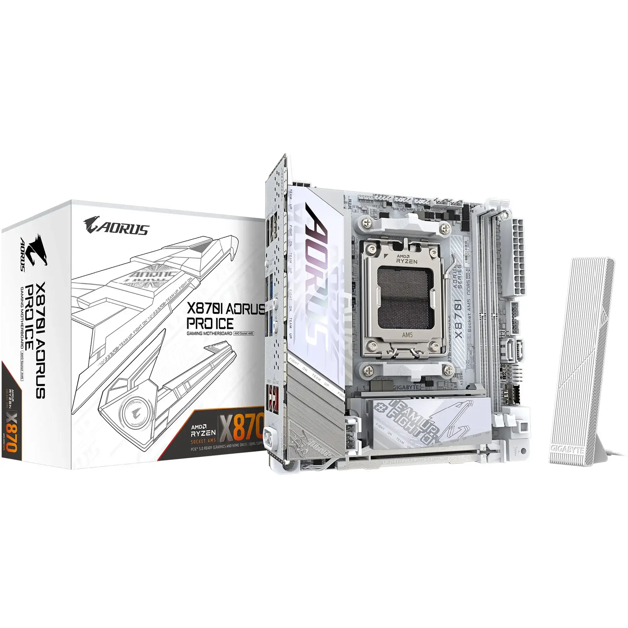 Купить Материнская плата GIGABYTE X870I AORUS PRO ICE - фото 4