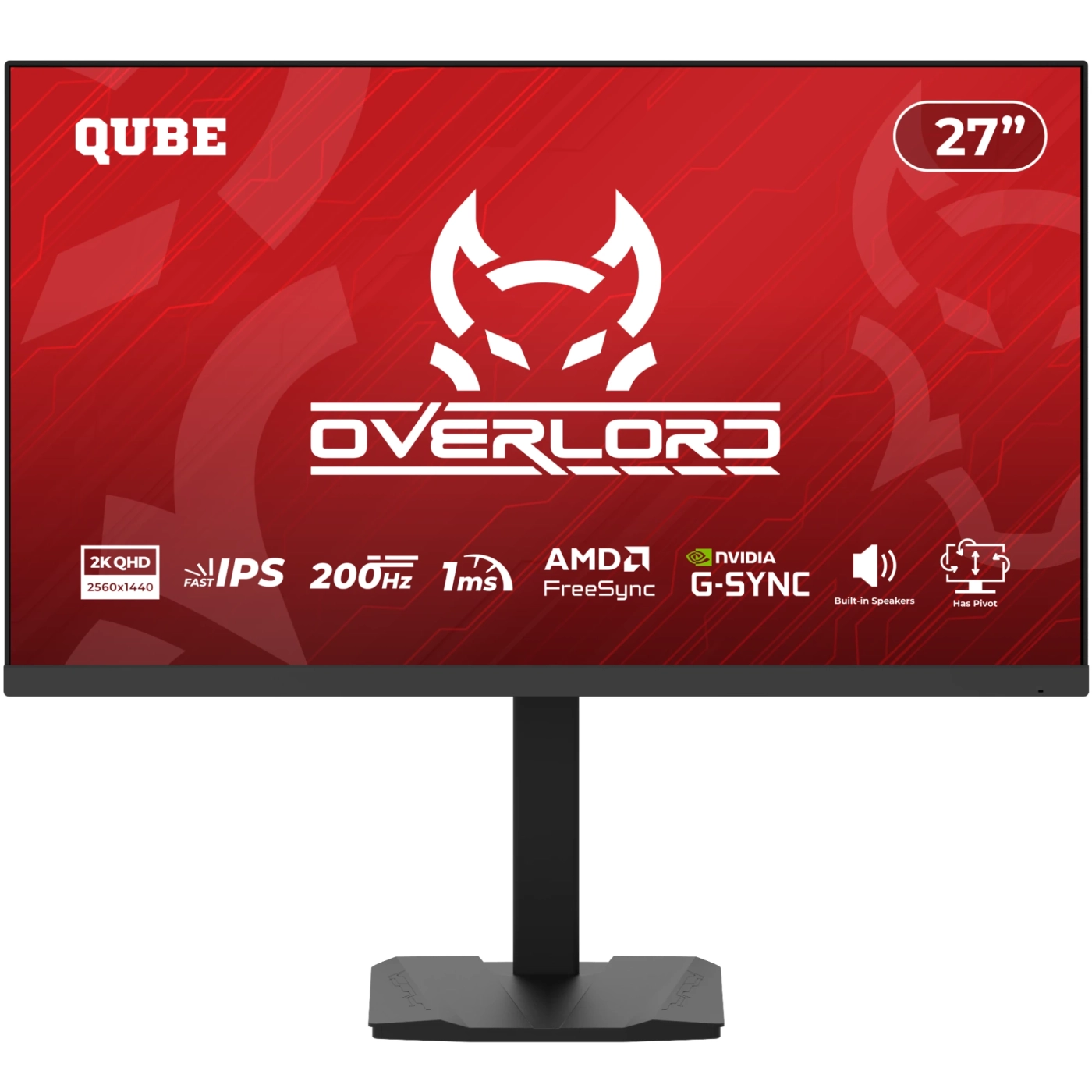 Купити Монітор 27" Qube Overlord G27Q200H - фото 1