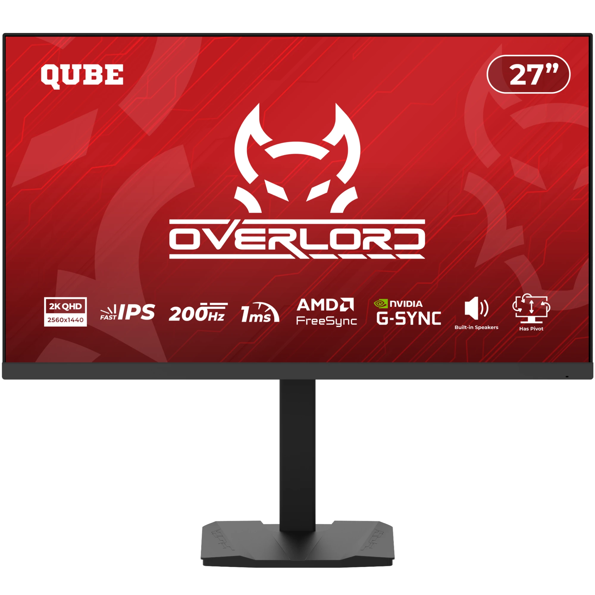 Купити Монітор 27" Qube Overlord G27Q200H - фото 1
