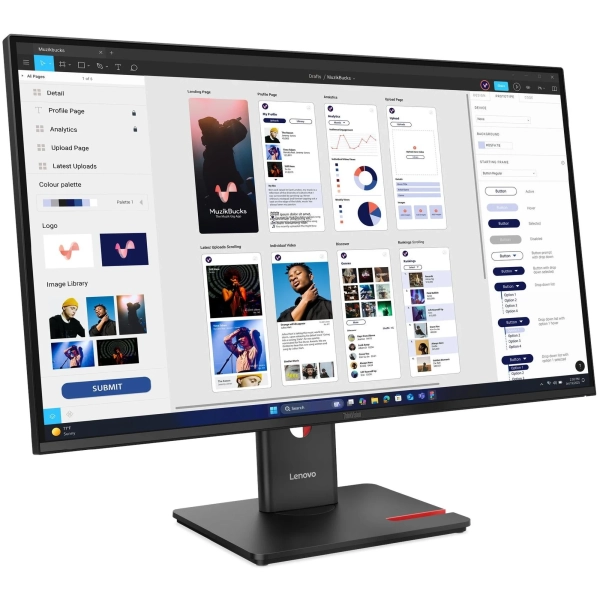 Купити Монітор 32" Lenovo ThinkVision T32ud-40 (64B0GAT1UA) - фото 2