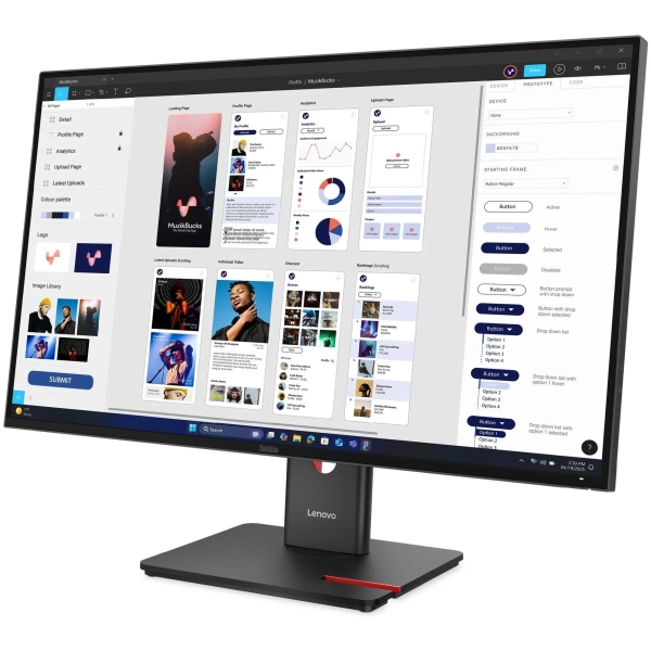 Купити Монітор 32" Lenovo ThinkVision T32ud-40 (64B0GAT1UA) - фото 3