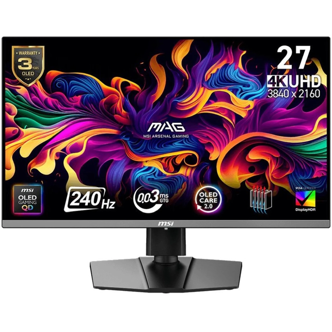 Купить Монитор 27" MSI MAG 272UP QD-OLED X24 (4K) - фото 1