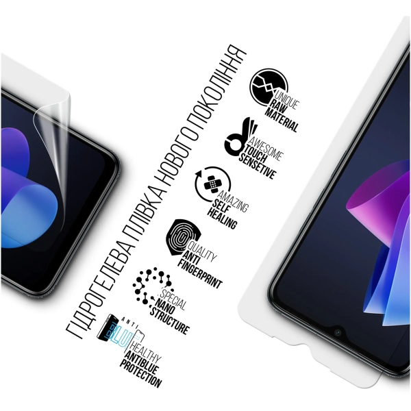 Купити Гідрогелева плівка ArmorStandart Anti-Blue для TECNO Spark Go 2023 (BF7) (ARM67165) - фото 2