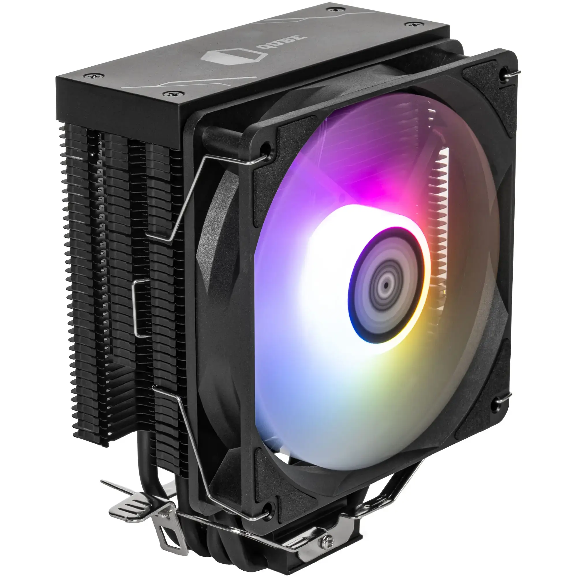 Купити Процесорний кулер QUBE ST-6U3-ST ARGB Black OEM - фото 1