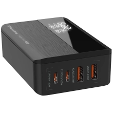 Купити Зарядний пристрій ColorWay Power Delivery GaN 2xUSB-C, 2xUSB-A, 100W Black (CW-CHS041PD-BK) - фото 2