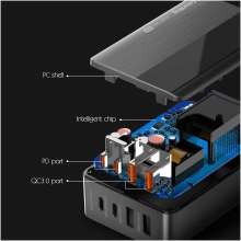 Купити Зарядний пристрій ColorWay Power Delivery GaN 2xUSB-C, 2xUSB-A, 100W Black (CW-CHS041PD-BK) - фото 11