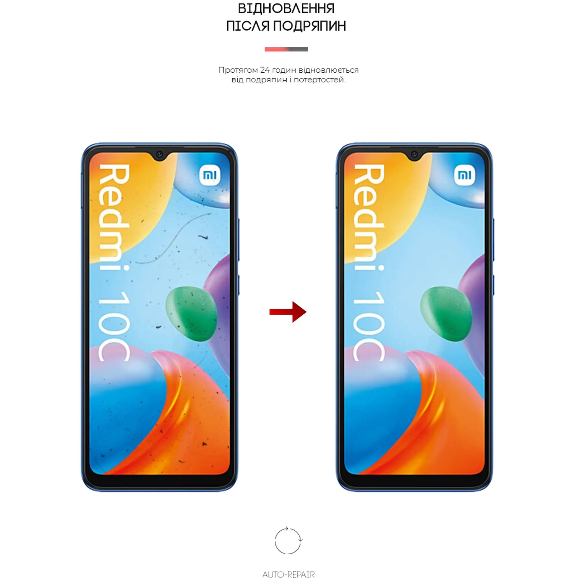 Купить Гидрогелевая пленка ArmorStandart Anti-Blue для Xiaomi Redmi 12C / 10C (ARM61822) - фото 3
