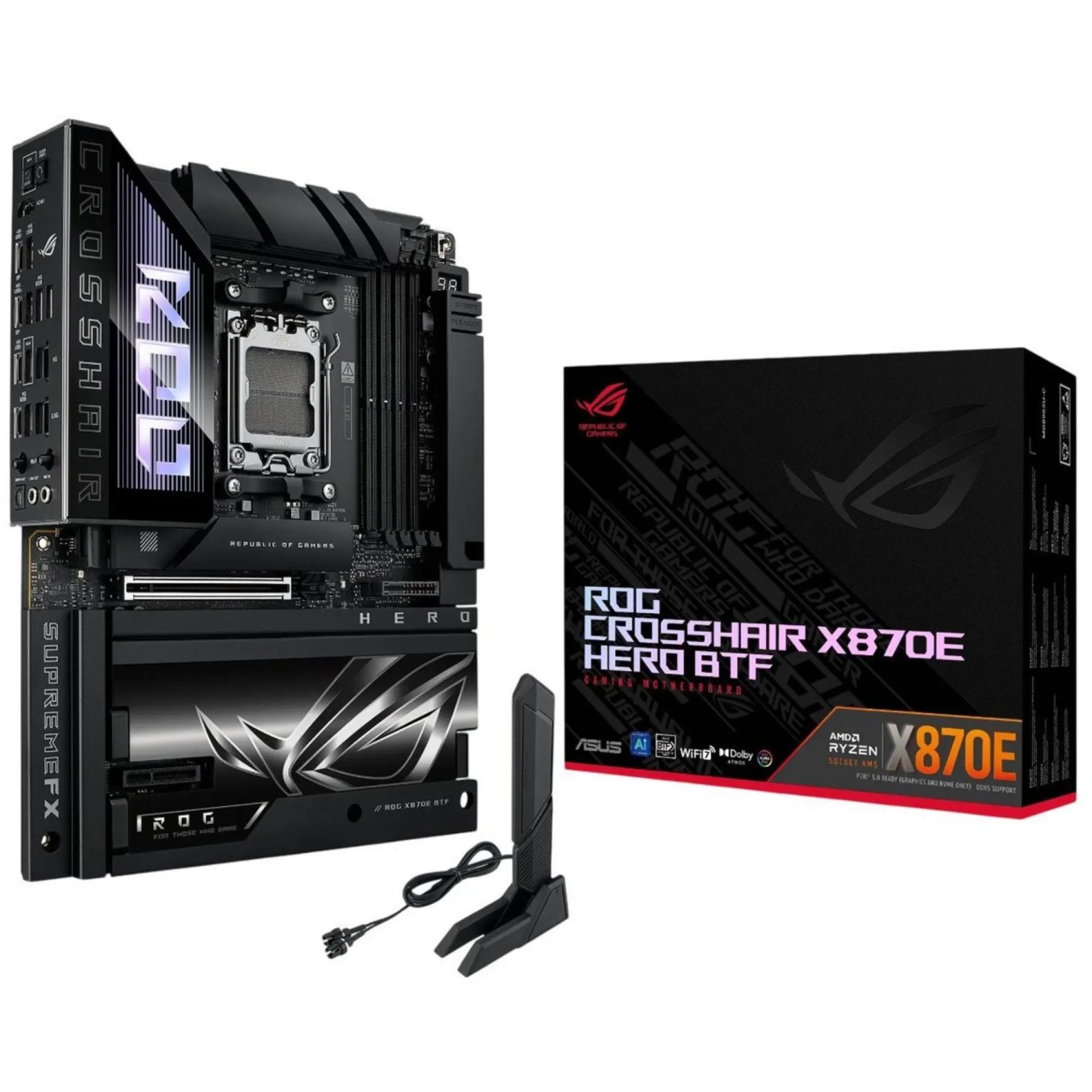 Купить Материнская плата Asus ROG CROSSHAIR X870E HERO BTF - фото 1
