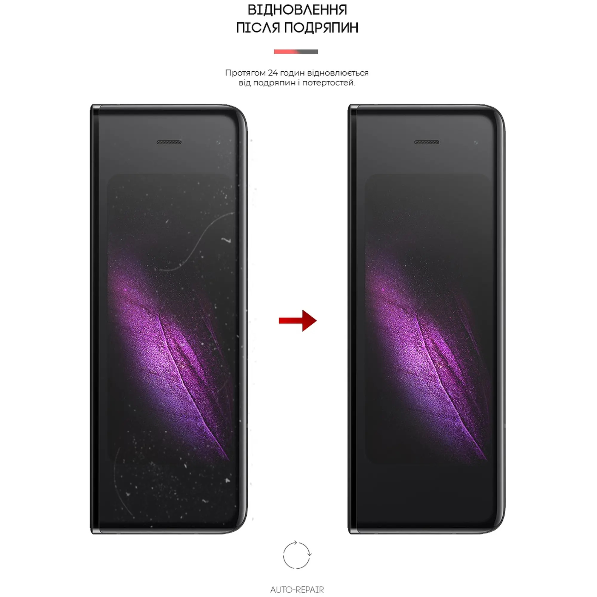 Купити Гідрогелева плівка ArmorStandart Anti-Blue на зовнішній дисплей для Samsung Fold (SM-F900)/Fold 5G (SM-F907) (ARM65069) - фото 3