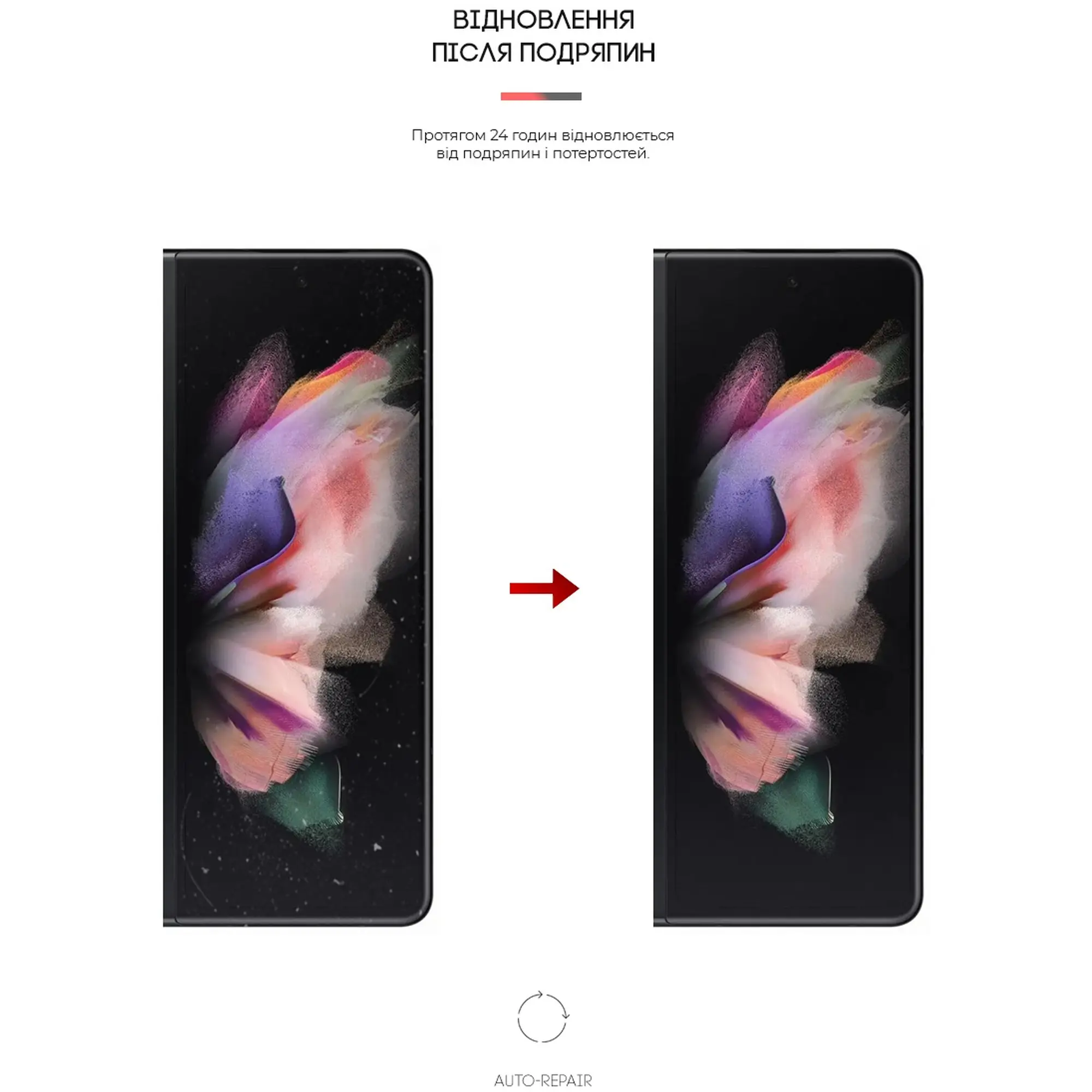 Купити Гідрогелева плівка ArmorStandart Anti-Blue на зовнішній дисплей для Samsung Fold3 5G (SM-F926) (ARM65067) - фото 3
