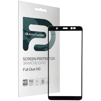 Купити Захисне скло ArmorStandart Full Glue HD для Tecno POP 4 (BС2) Black (ARM65103) - фото 1