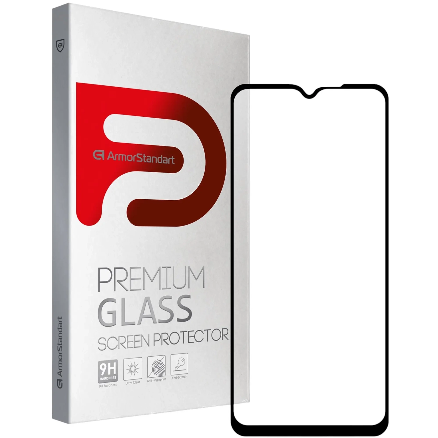 Купить Защитное стекло ArmorStandart Full Glue для OPPO А73 Black (ARM59542) - фото 1