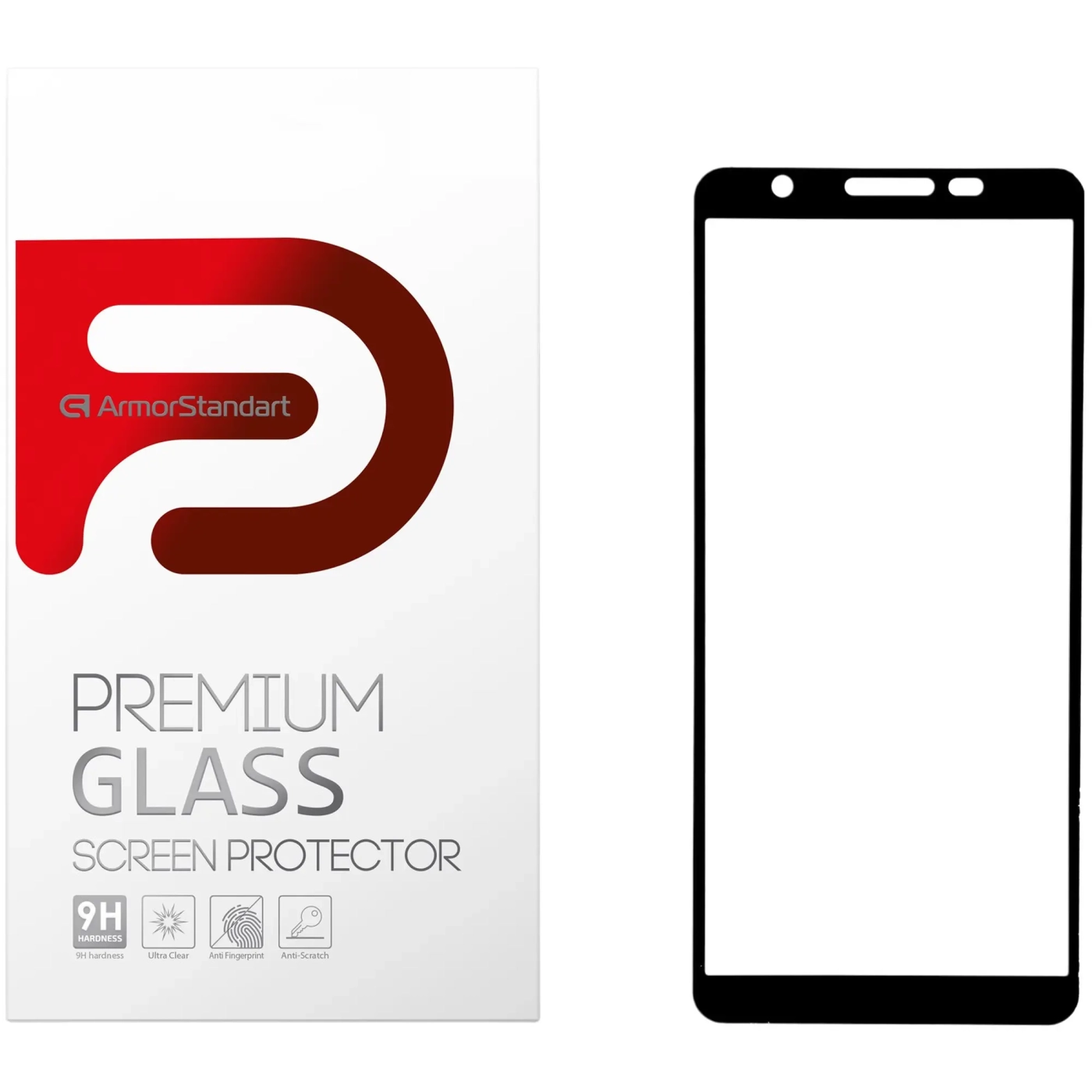 Купити Захисне скло ArmorStandart Full Glue для Samsung A01 Core (A013F) Black (ARM57291) - фото 1