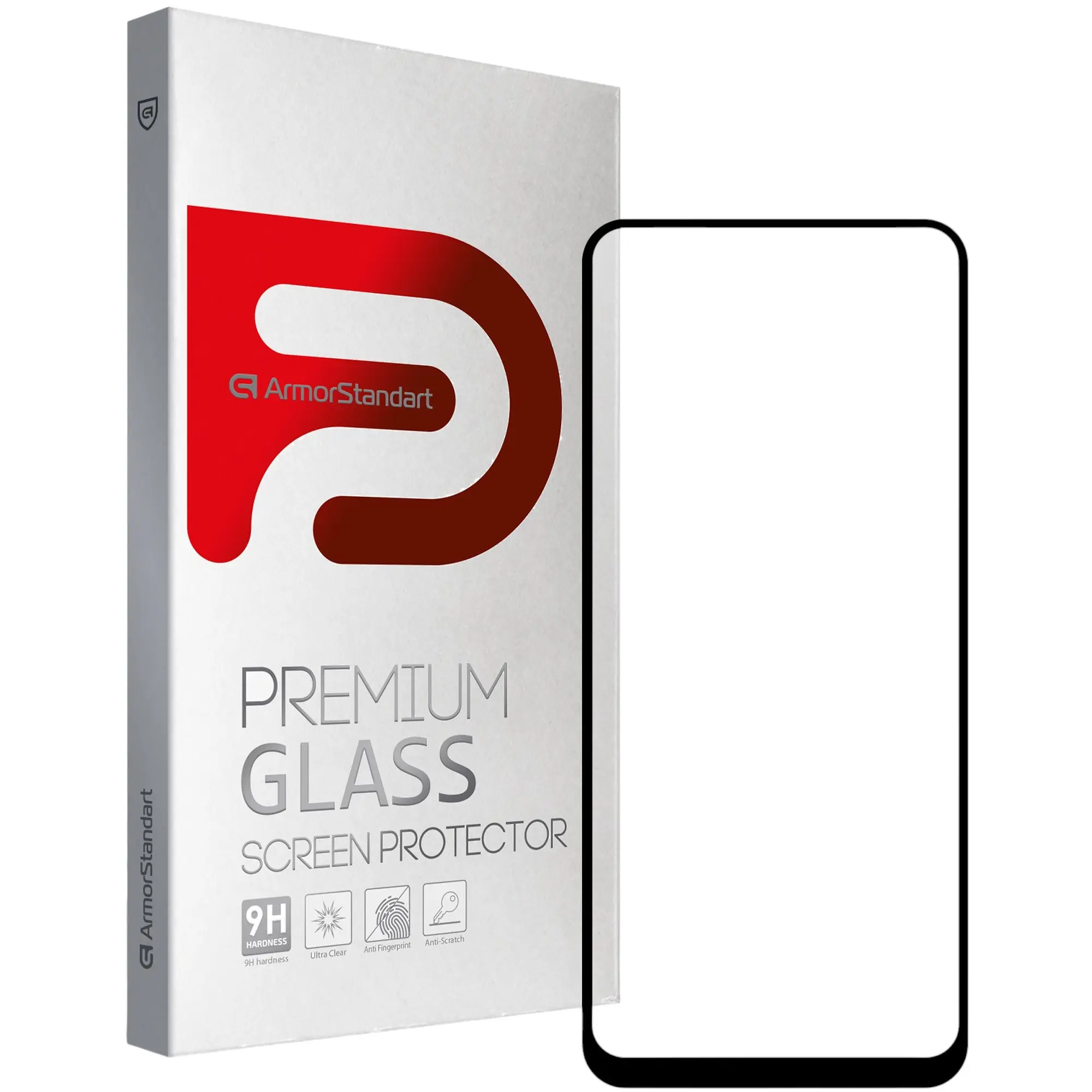Купить Защитное стекло ArmorStandart Full Glue для Tecno Camon 16/16 SE Black (ARM58471) - фото 1