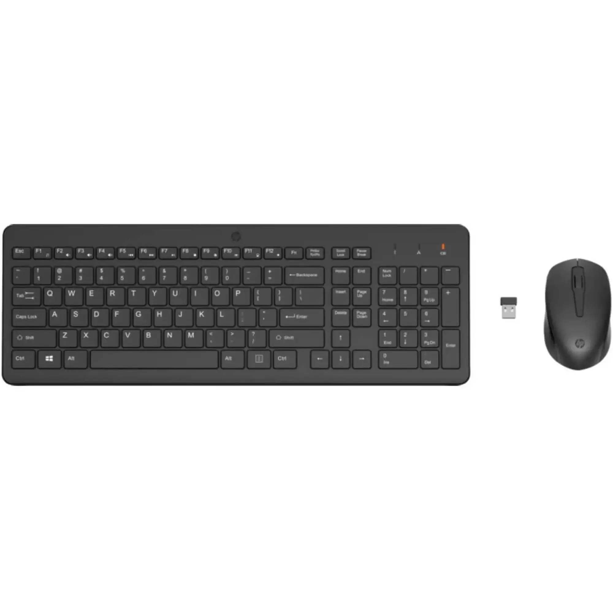 Купити Комплект клавіатура та мишка HP 330 Wireless Black (2V9E6AA) - фото 1