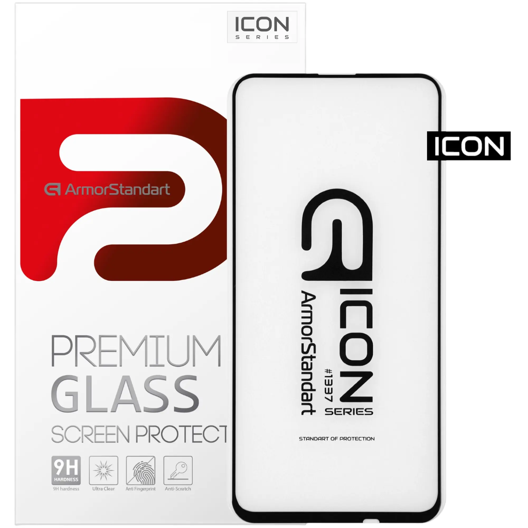 Купить Защитное стекло ArmorStandart Icon для Huawei P Smart Pro/Honor 9X (ARM55841-GIC-BK) - фото 1