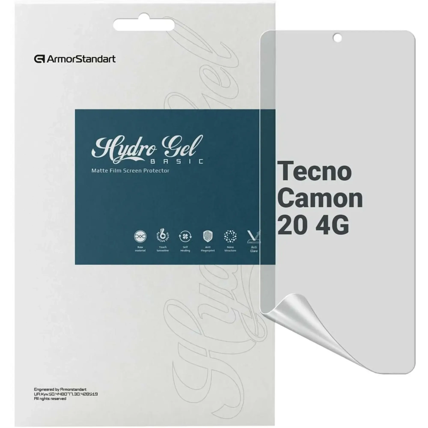 Купить Гидрогелевая пленка ArmorStandart Matte для Tecno Camon 20 4G (ARM69133) - фото 1