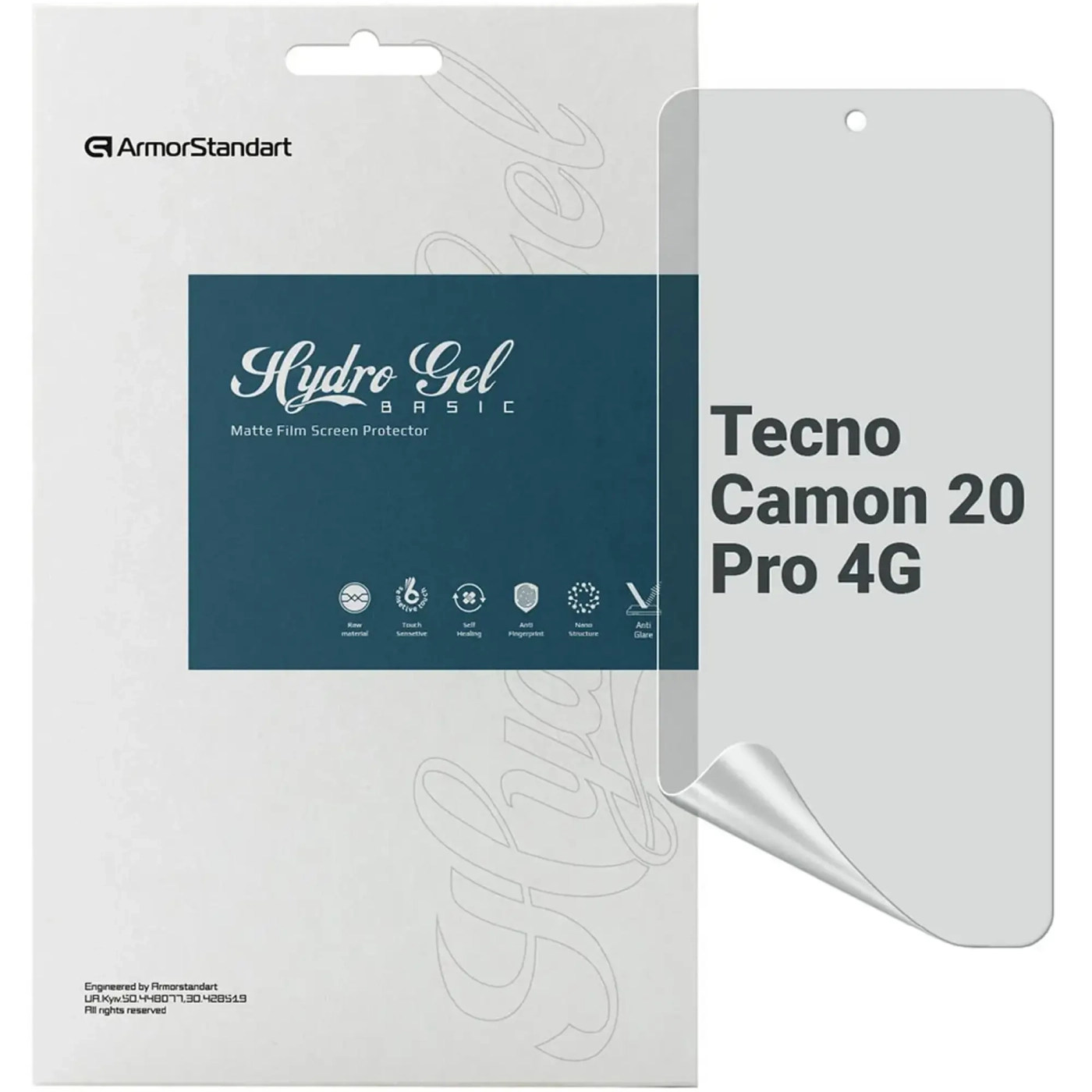 Купить Гидрогелевая пленка ArmorStandart Matte для Tecno Camon 20 Pro 4G (ARM68946) - фото 1