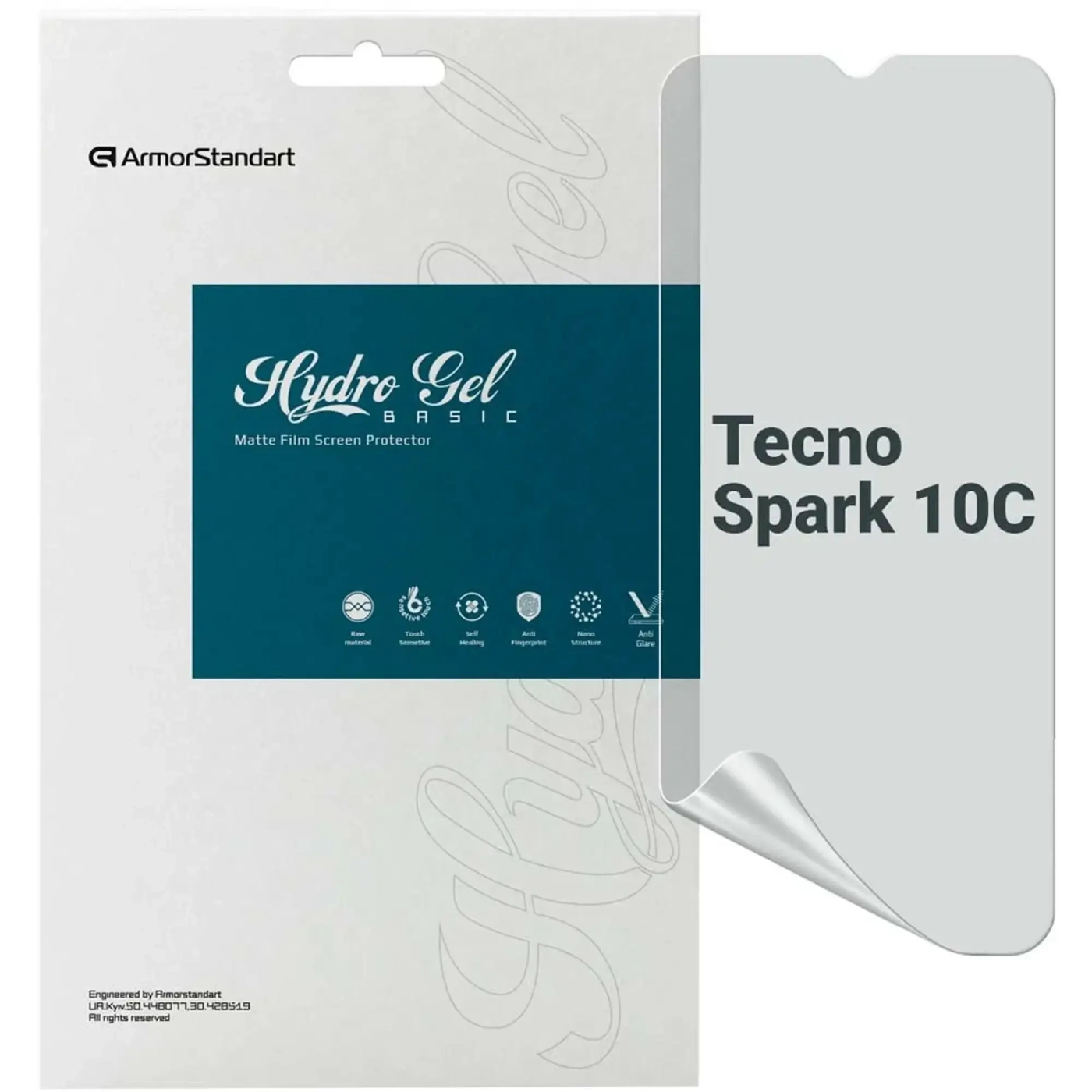 Купити Гідрогелева плівка ArmorStandart Matte для Tecno Spark 10С (ARM68945) - фото 1