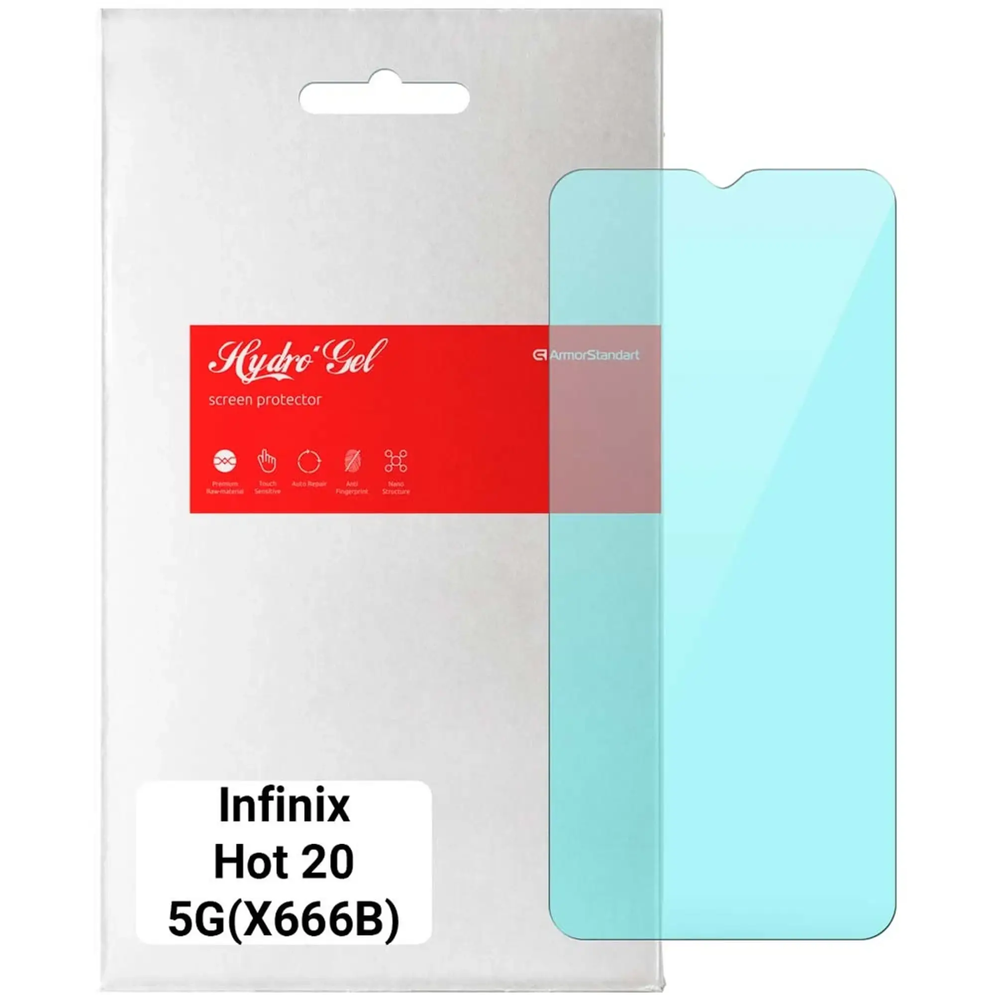 Купить Гидрогелевая пленка ArmorStandart Anti-Blue для Infinix Hot 20 5G (X666B) (ARM65126) - фото 1