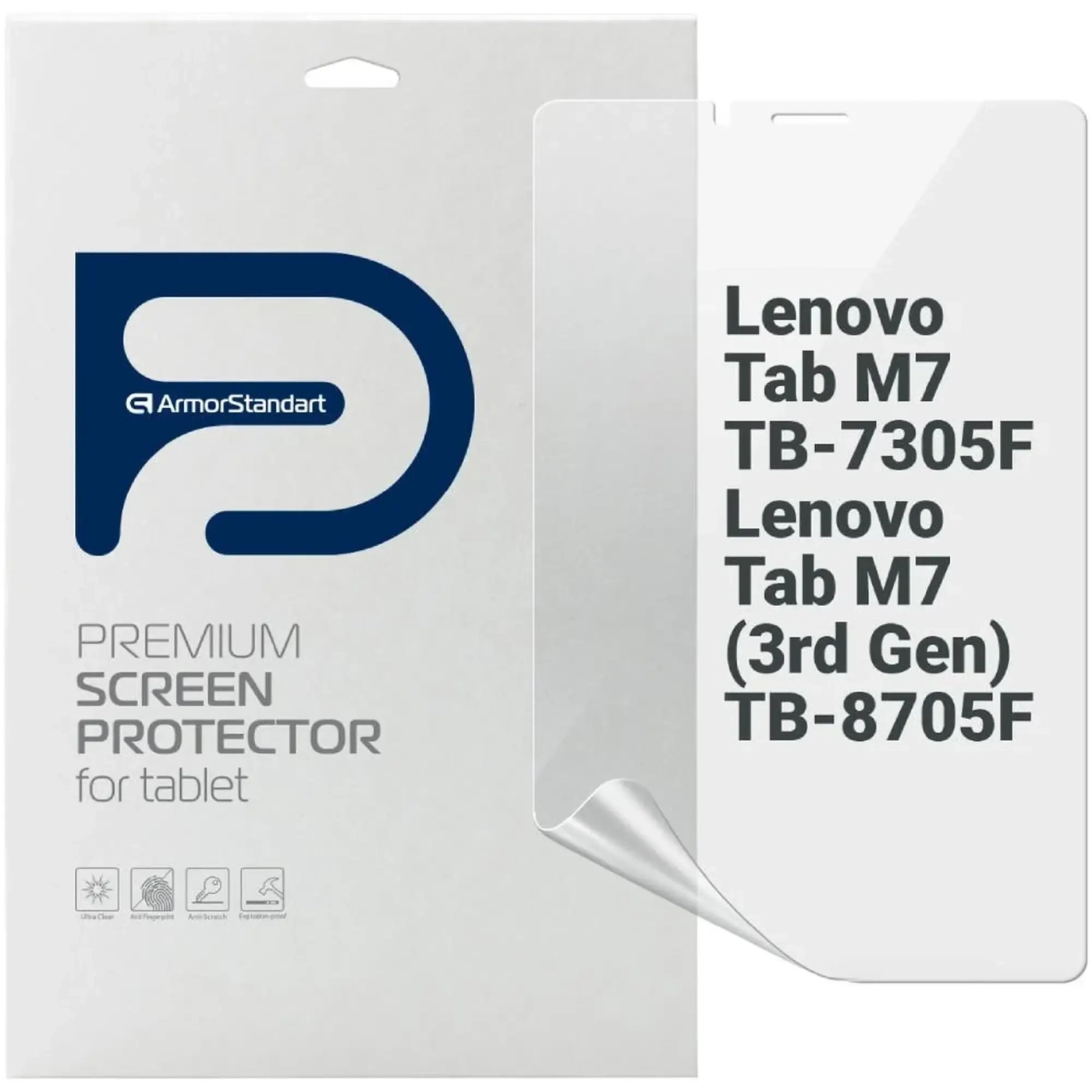 Купити Гідрогелева плівка ArmorStandart Matte для Lenovo Tab M7 TB-7305F / M7 3rd Gen (ARM65738) - фото 1