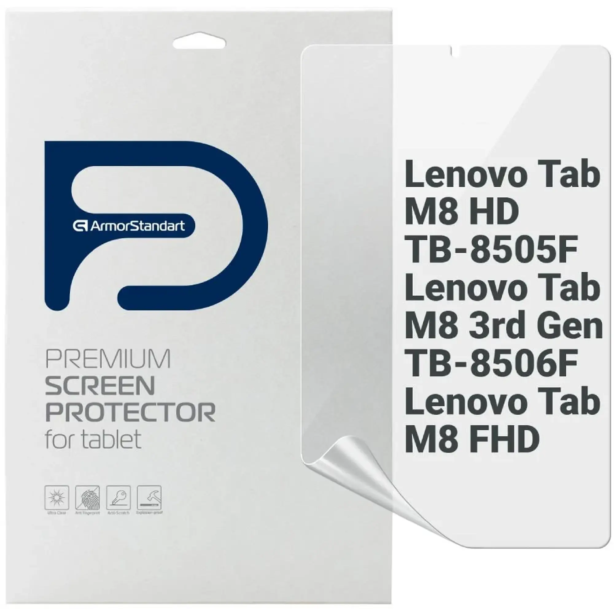 Купить Гидрогелевая пленка ArmorStandart Matte для Lenovo Tab M8 HD TB-8505F / M8 FHD TB-8705F / M8 3rd Gen - фото 1