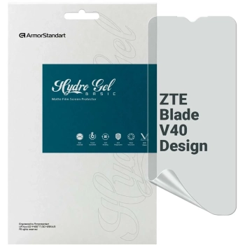Купити Гідрогелева плівка ArmorStandart Matte для ZTE Blade V40 Design (ARM68871) - фото 1