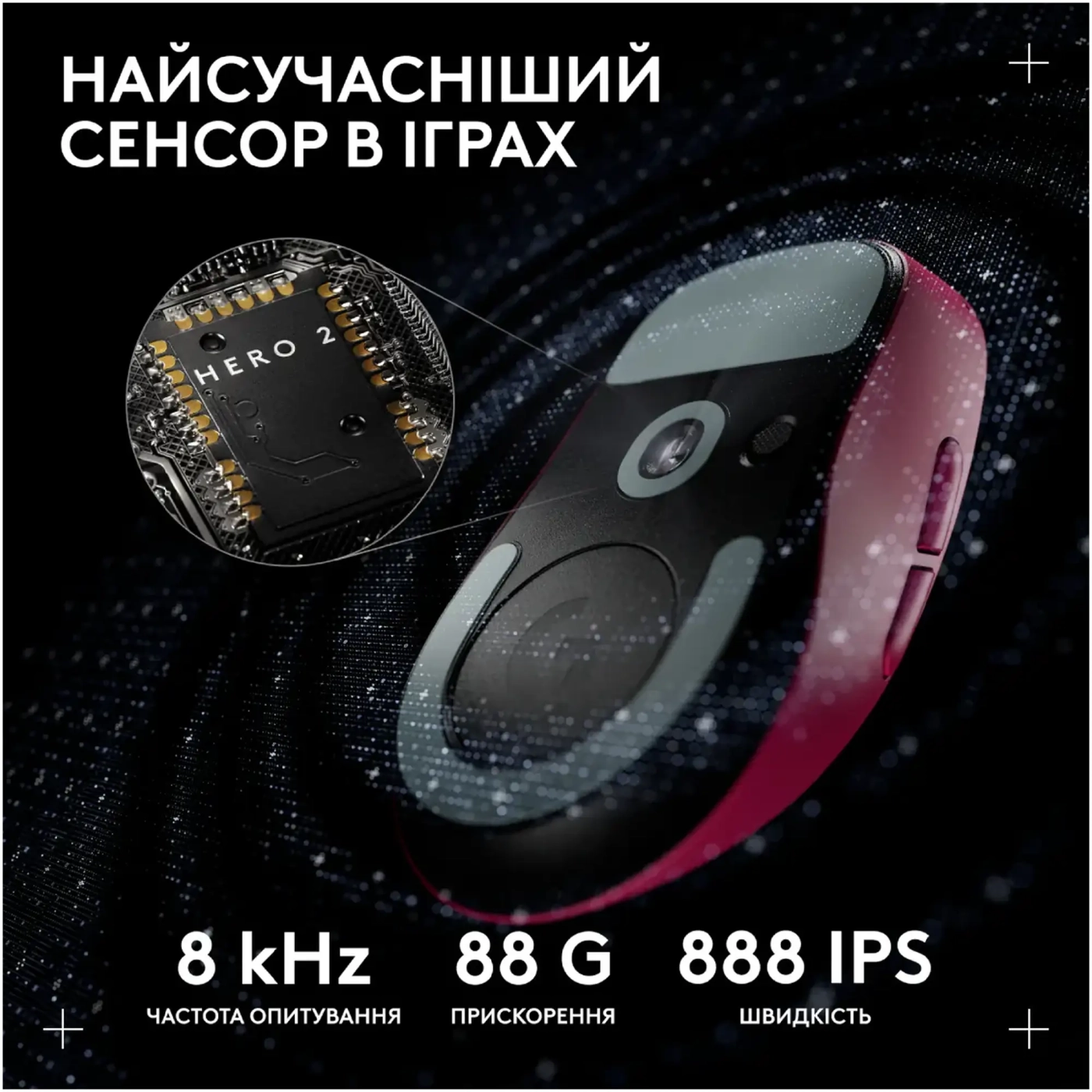 Купити Мишка Logitech G Pro X Superlight 2 Dex Lightspeed Wireless Pink (910-007373) - фото 7