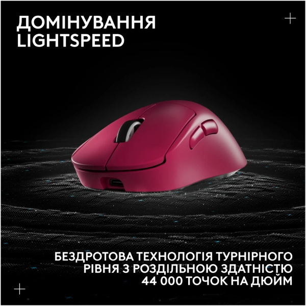 Купити Мишка Logitech G Pro X Superlight 2 Dex Lightspeed Wireless Pink (910-007373) - фото 9