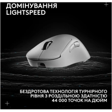 Купить Мышь Logitech G Pro X Superlight 2 Dex Lightspeed Wireless White (910-007365) - фото 7