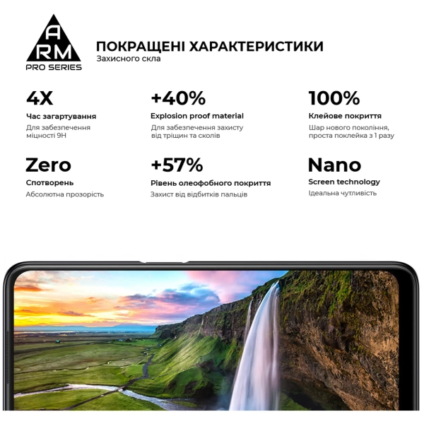 Купить Защитное стекло ArmorStandart Pro для OPPO A55 4G (ARM61035) - фото 4