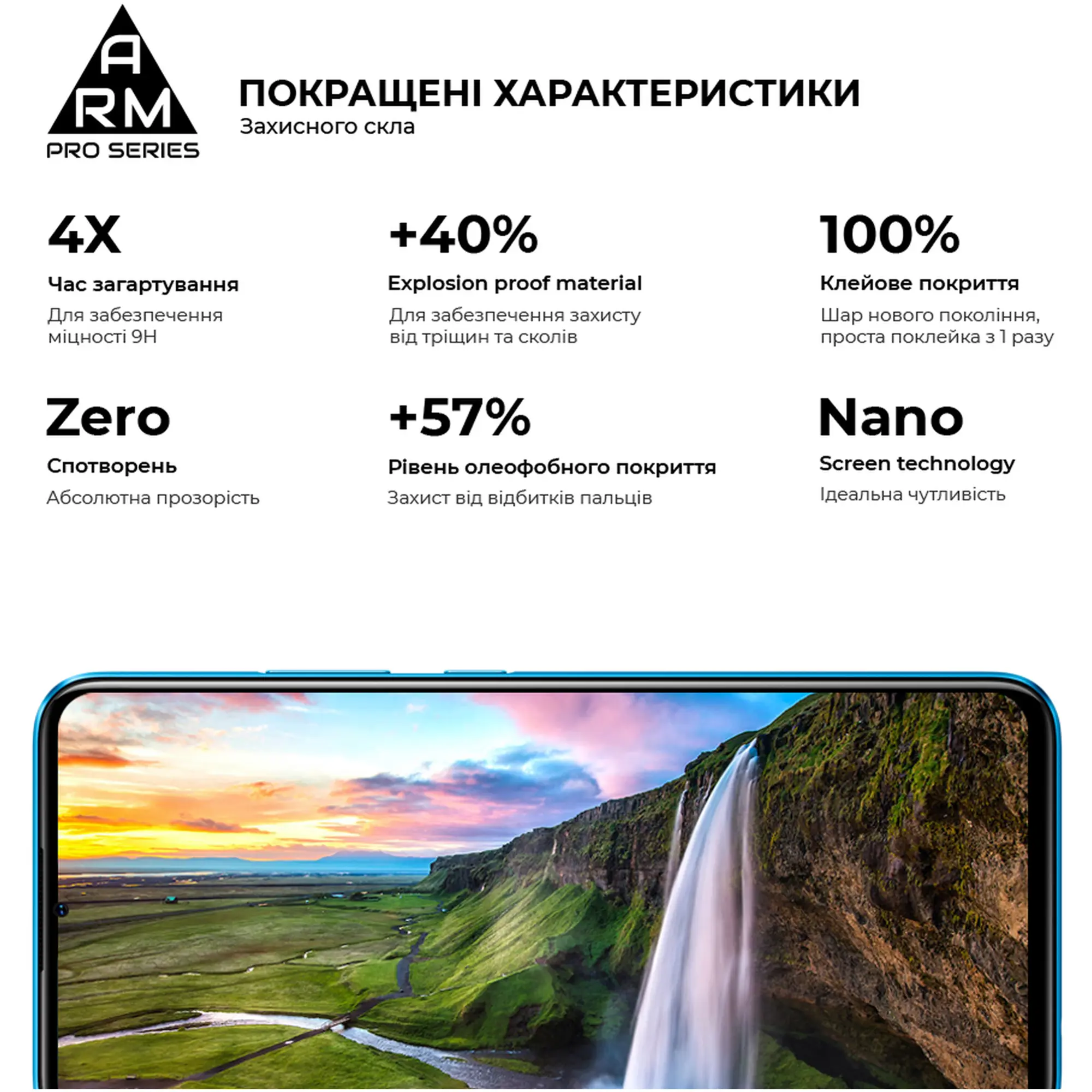 Купить Защитное стекло ArmorStandart Pro для Realme C11 2021 (ARM59274) - фото 2