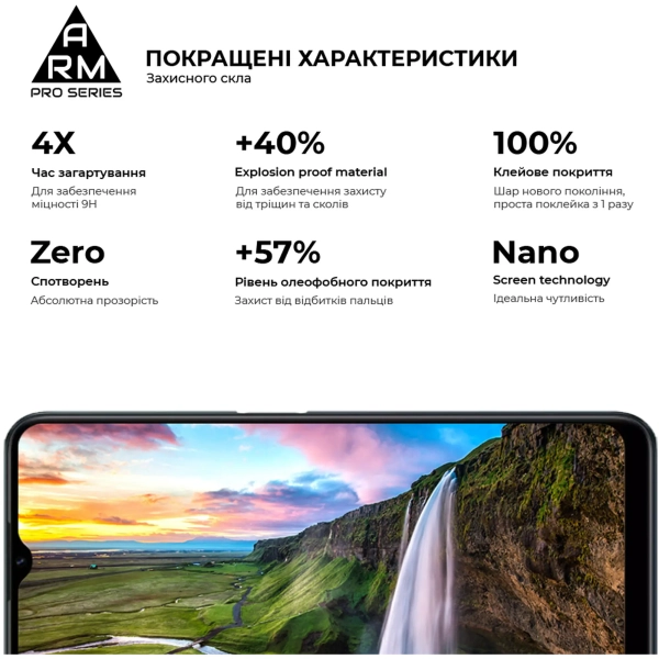Купить Защитное стекло ArmorStandart Pro для Realme C30/C30s/C33 (ARM64728) - фото 3
