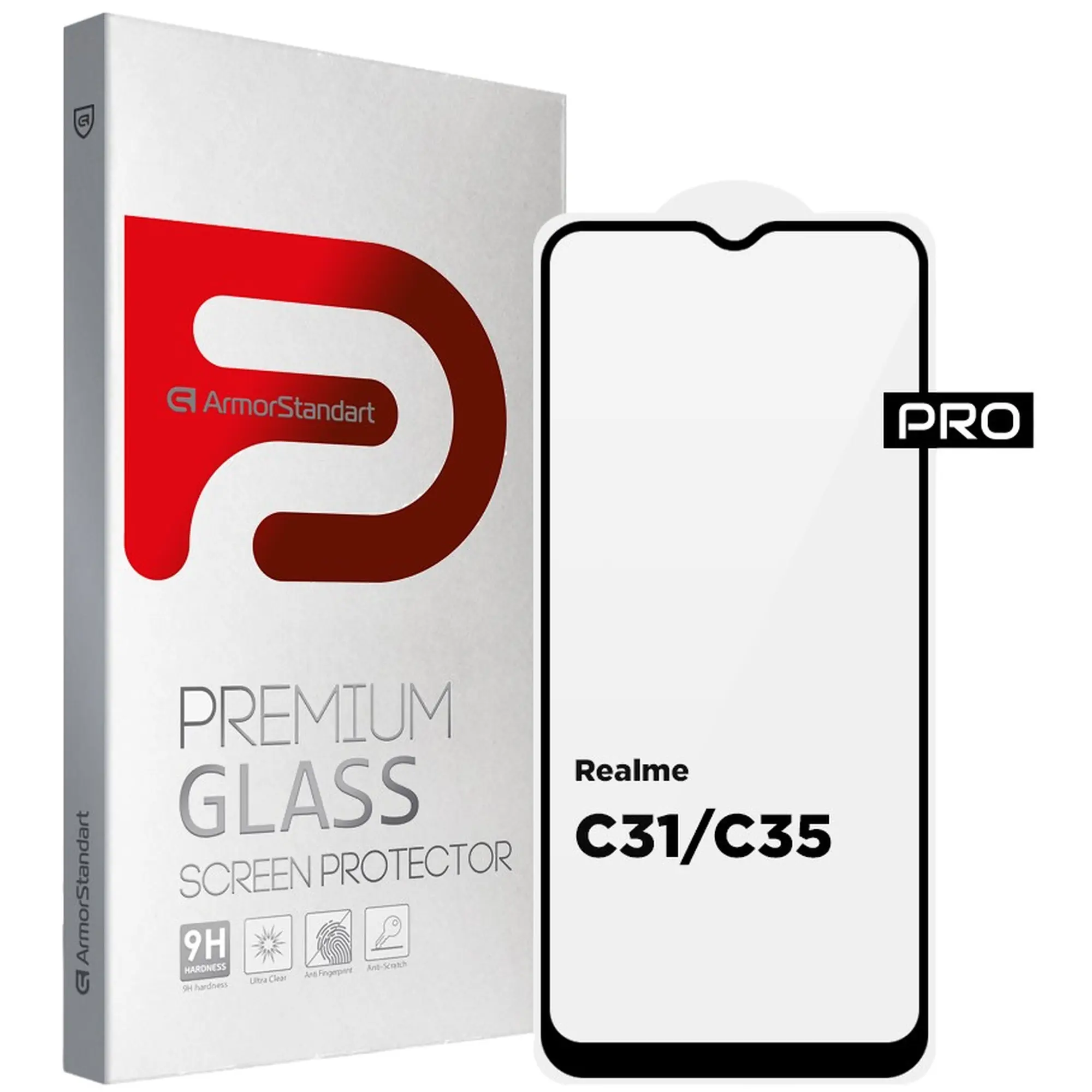 Купити Захисне скло ArmorStandart Pro для Realme C31/C35 (ARM61475) - фото 1