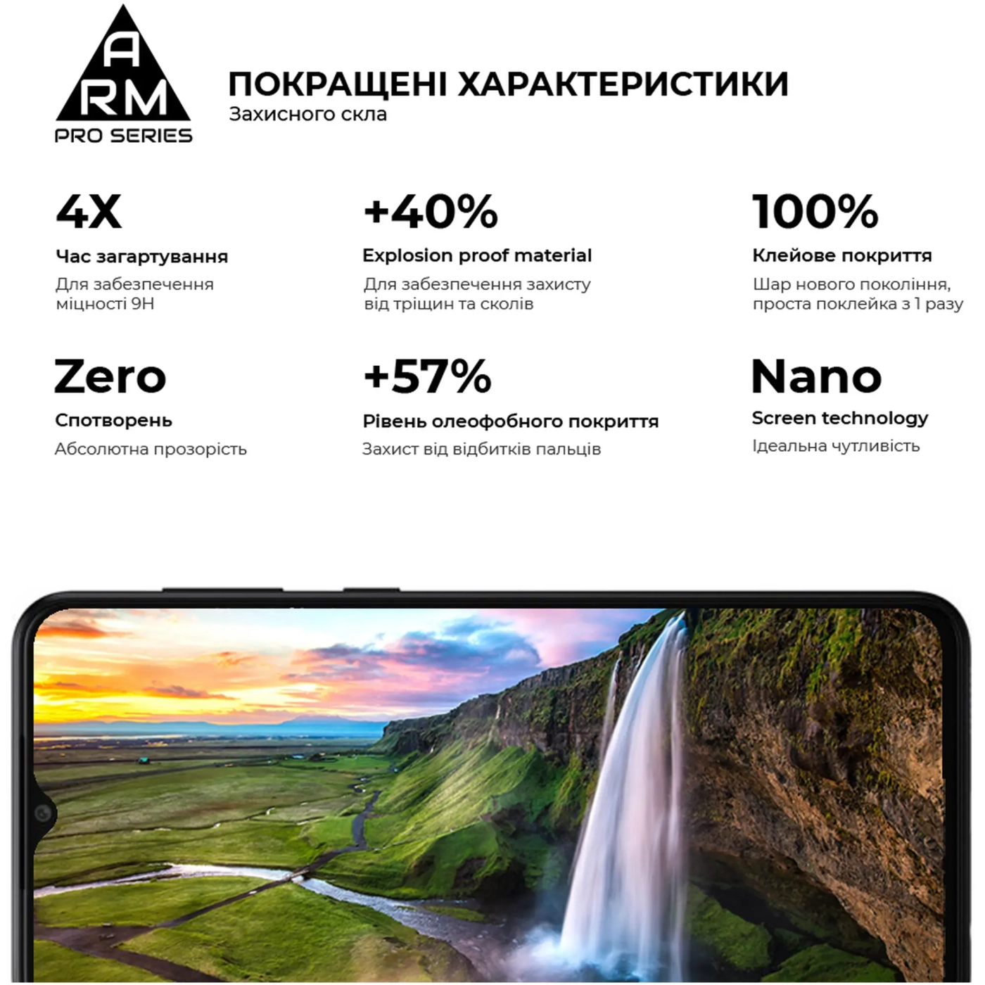 Купить Защитное стекло ArmorStandart Pro для Samsung A04 / A04s / A04e / M04 / F04 (ARM63891) - фото 3